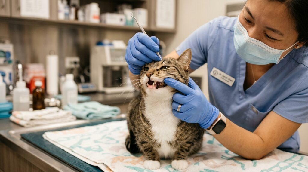 FORL nel gatto lesioni riassorbitive dentali felina radiografia veterinarie